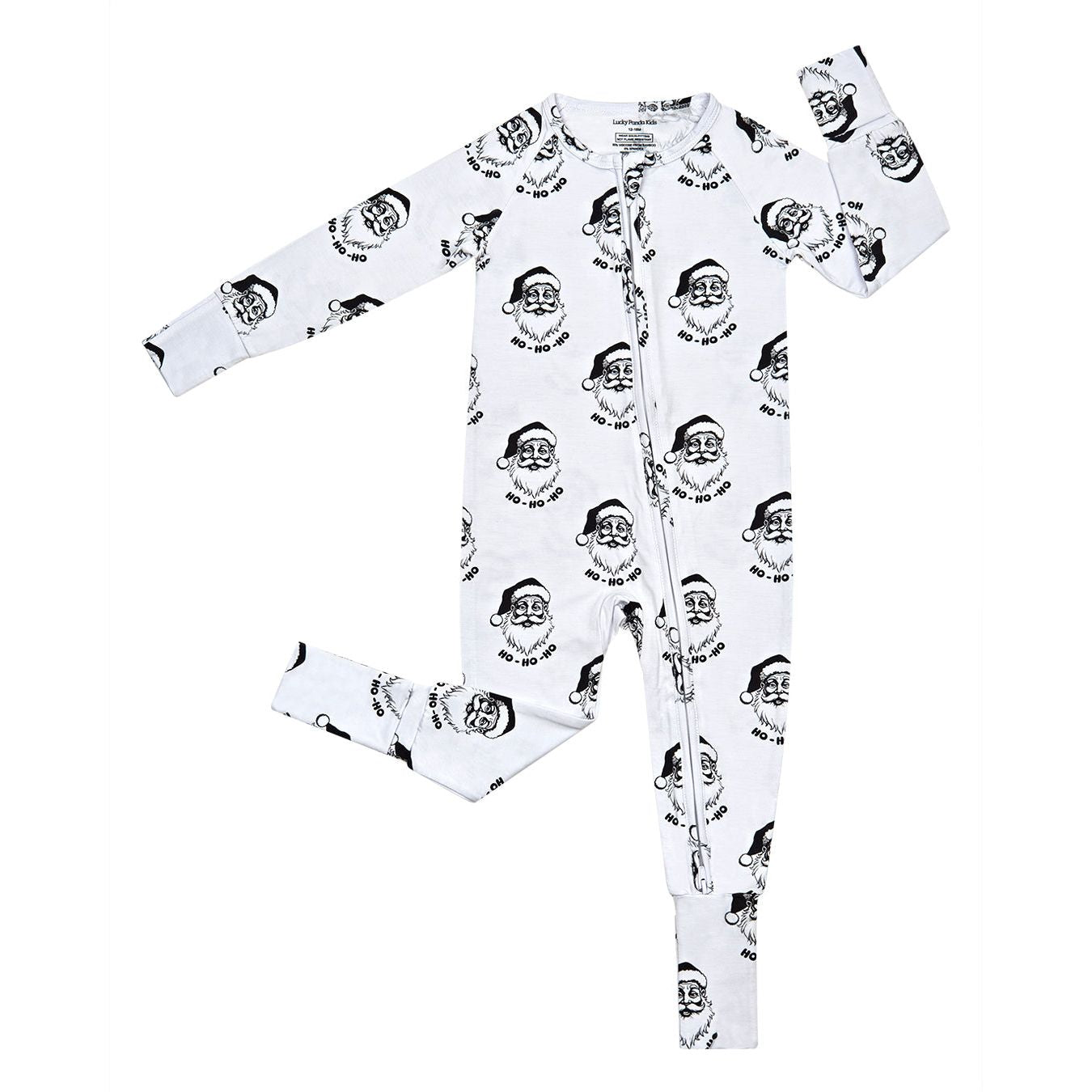 Bamboo Zip Romper | Cool Santa