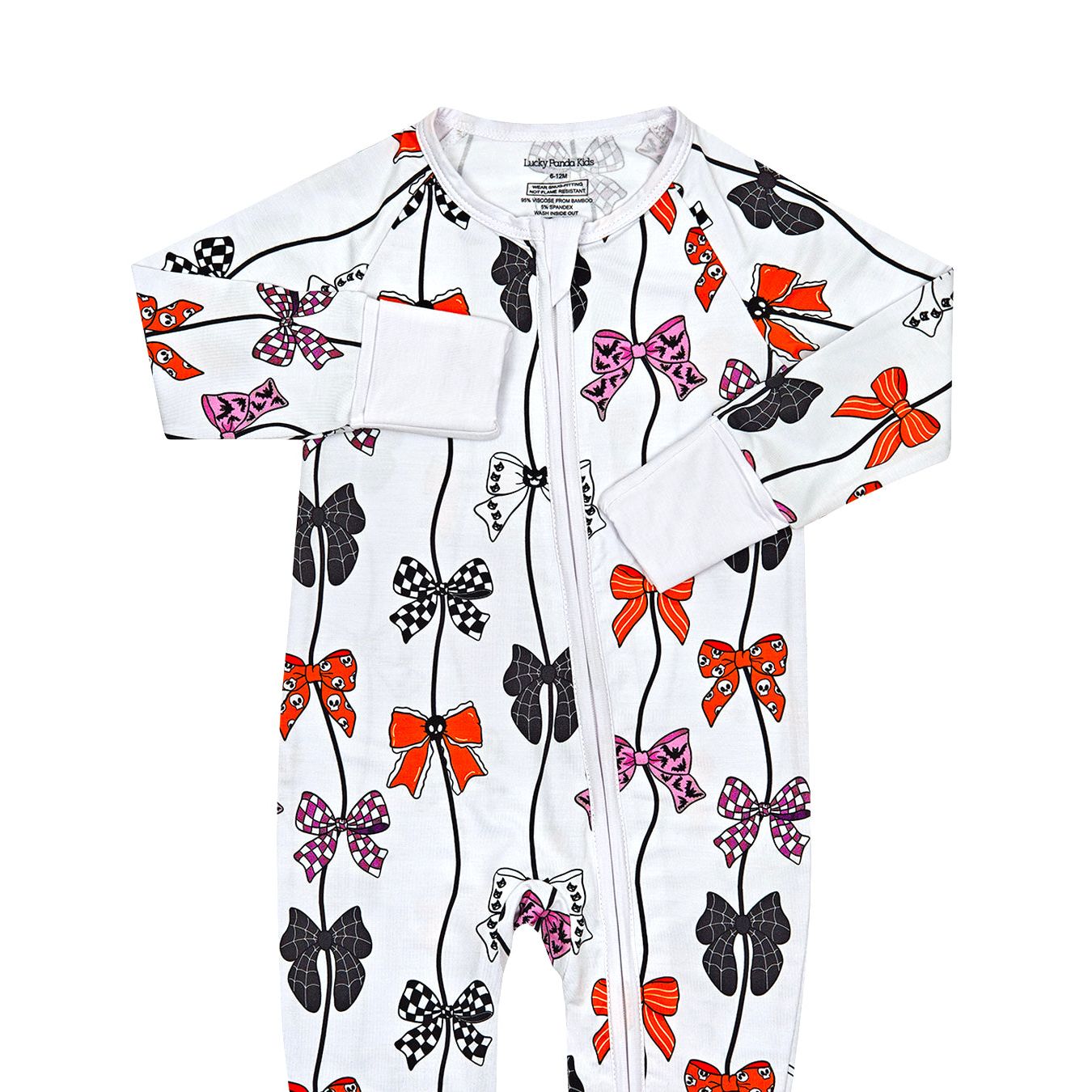 Bamboo Zip Romper | Spooky Bows