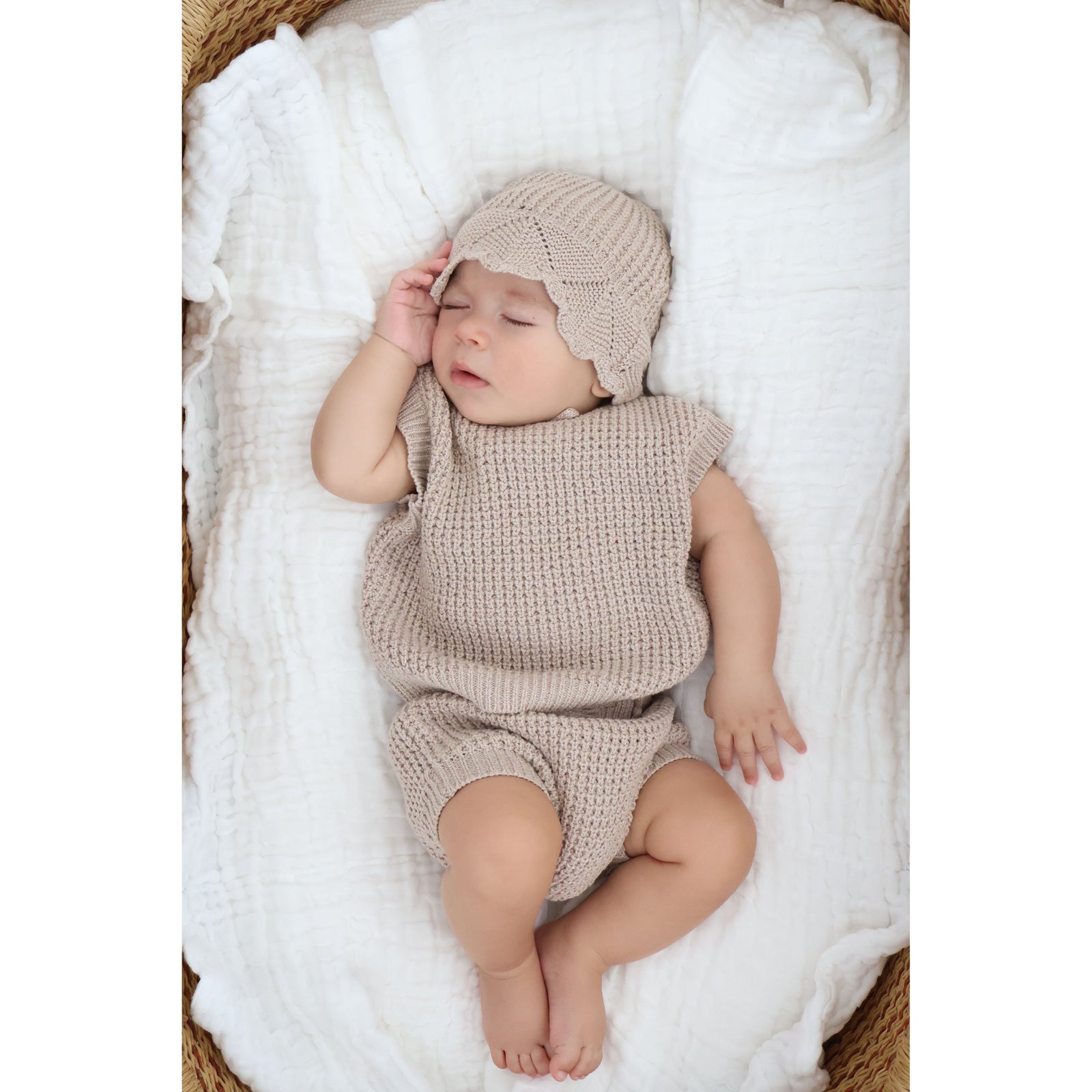 Luna + Luca Summer Tank Set - Heather Beige