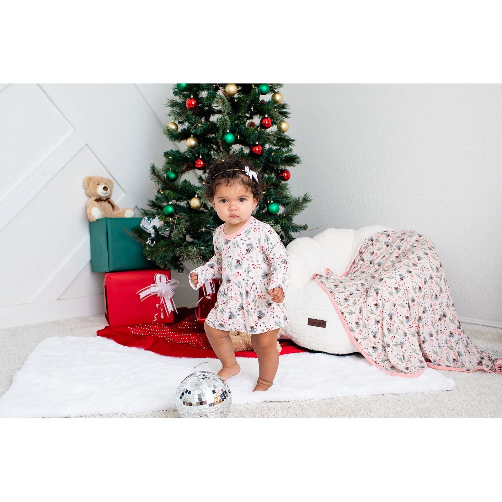 Cozy Pines Bodysuit Dress