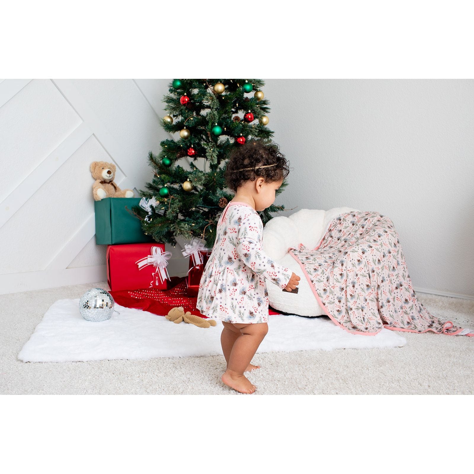 Cozy Pines Bodysuit Dress