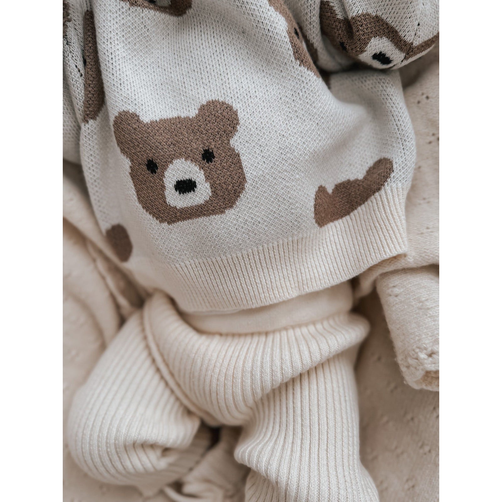 Little Bear Jacquard Sweater