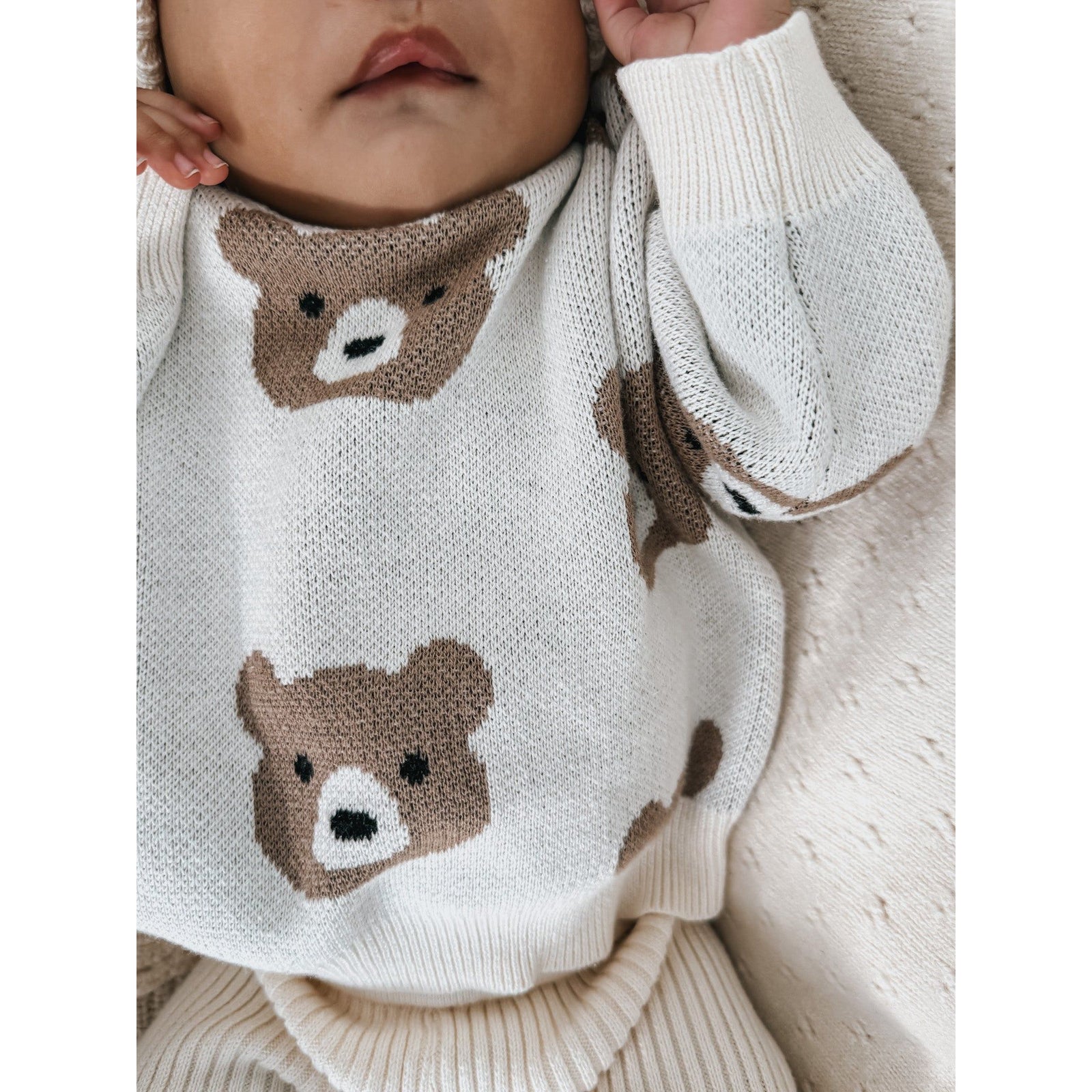 Little Bear Jacquard Sweater