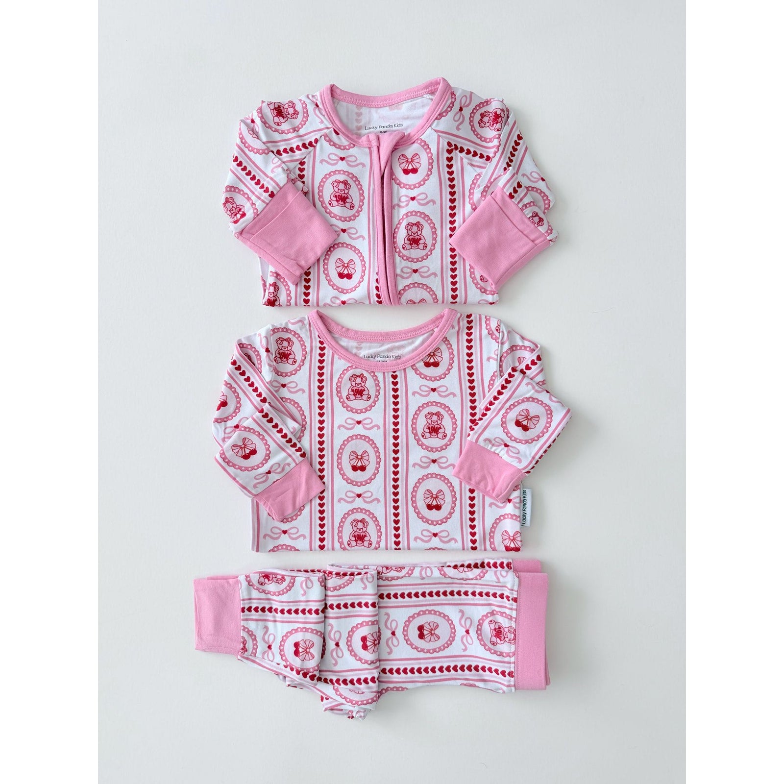 Bamboo Two Piece Set | Cherry Bear