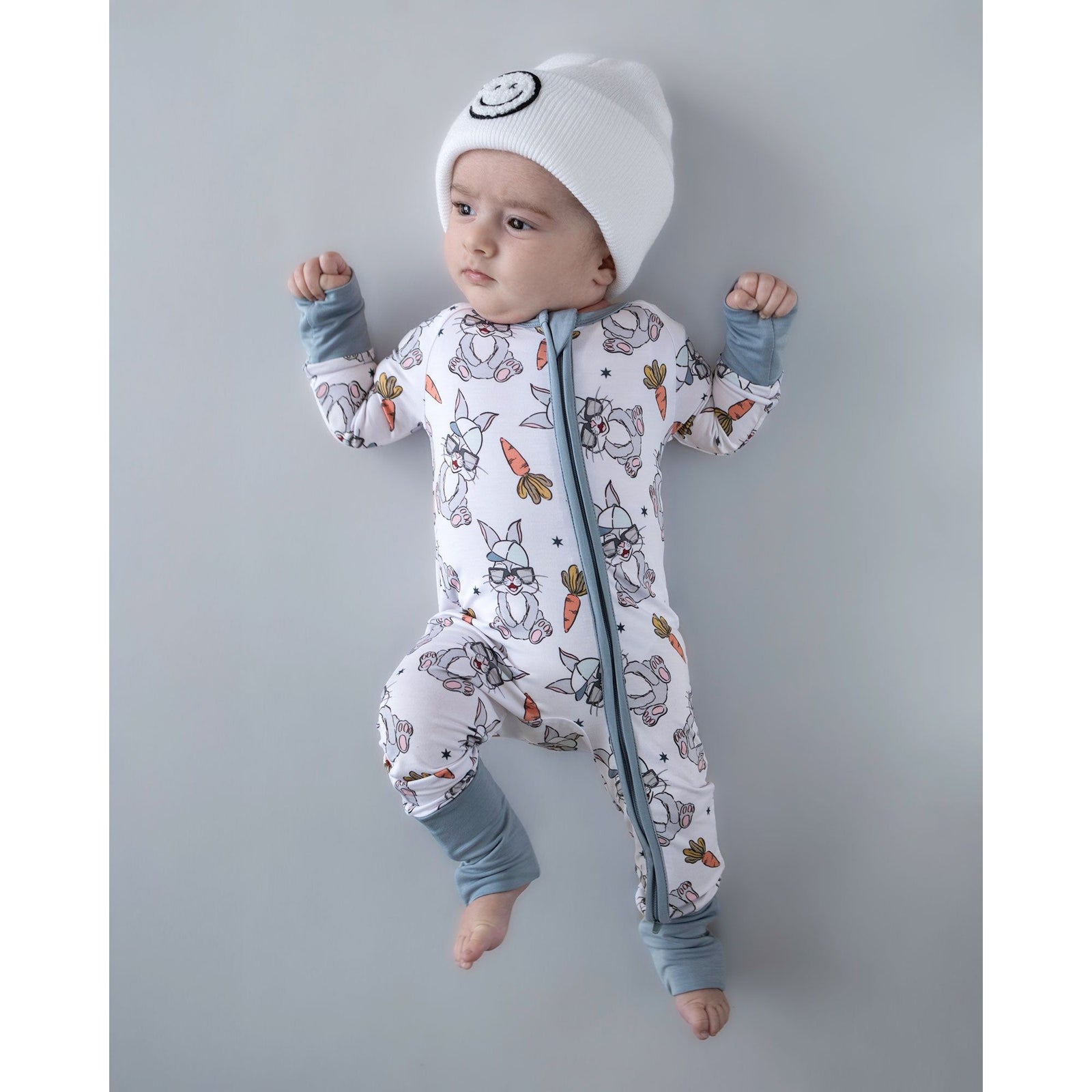 Bamboo Zip Romper | Rad Bunny