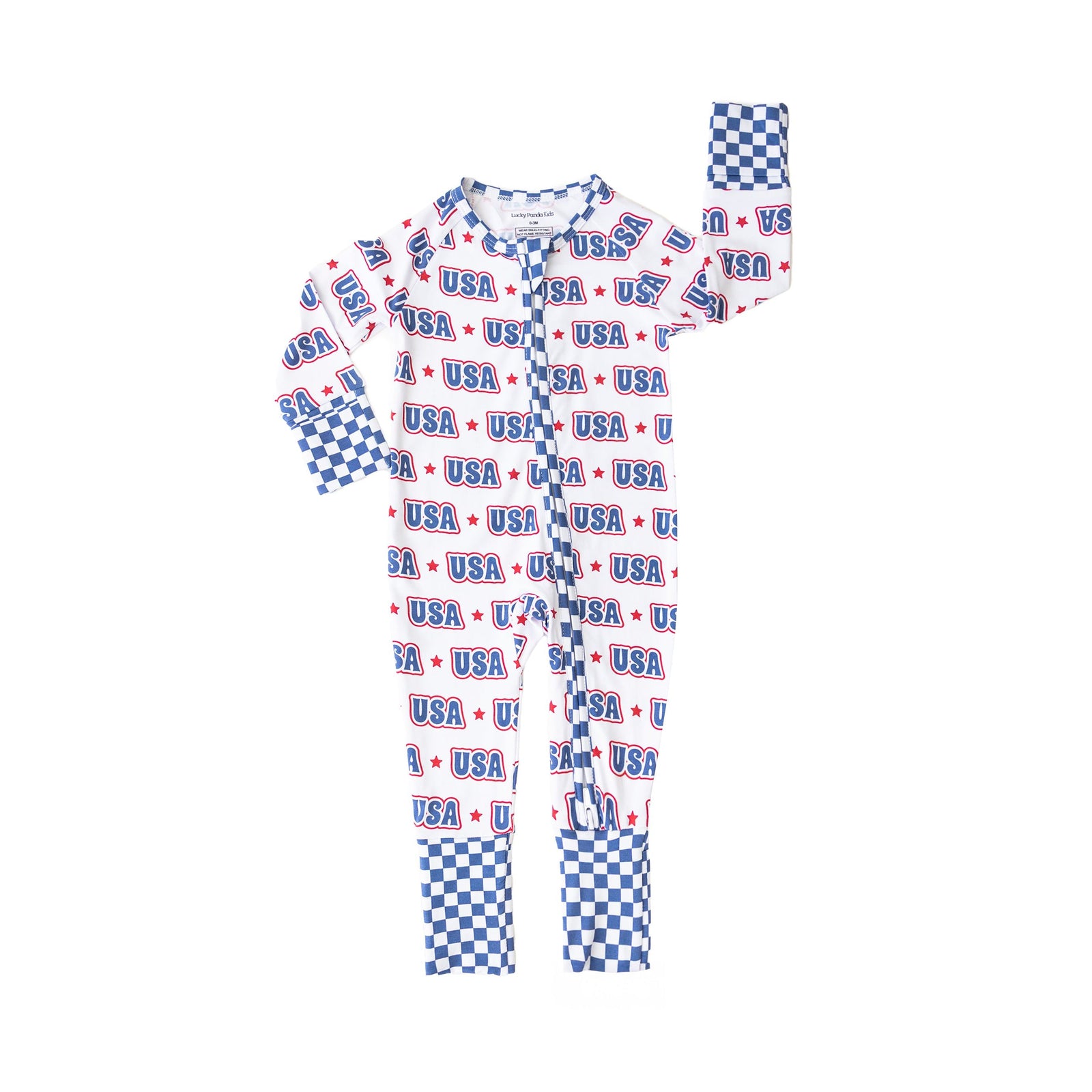 Bamboo Zip Romper | USA