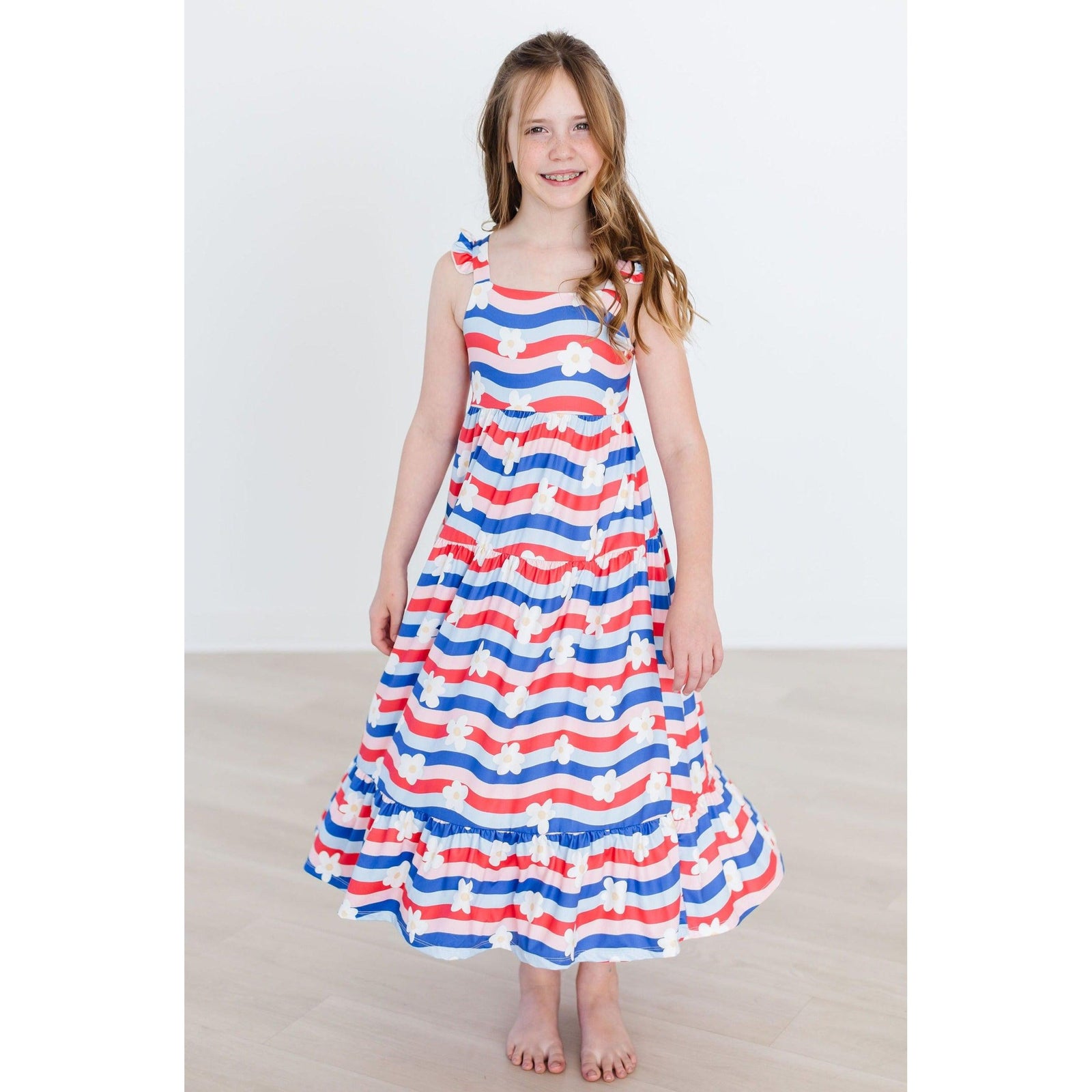 July Vibes Ruffle Maxi Dress