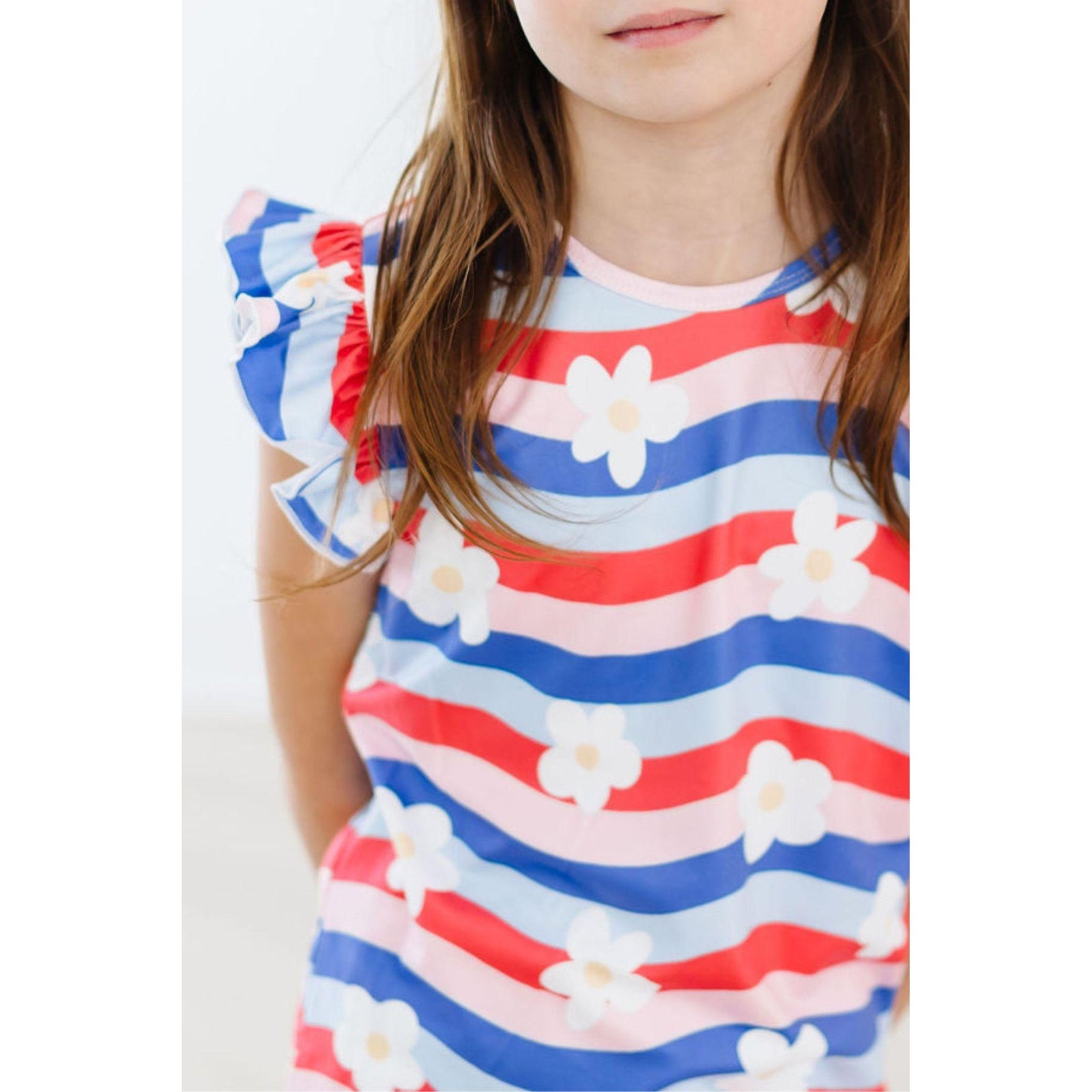 July Vibes S/S Ruffle Tee