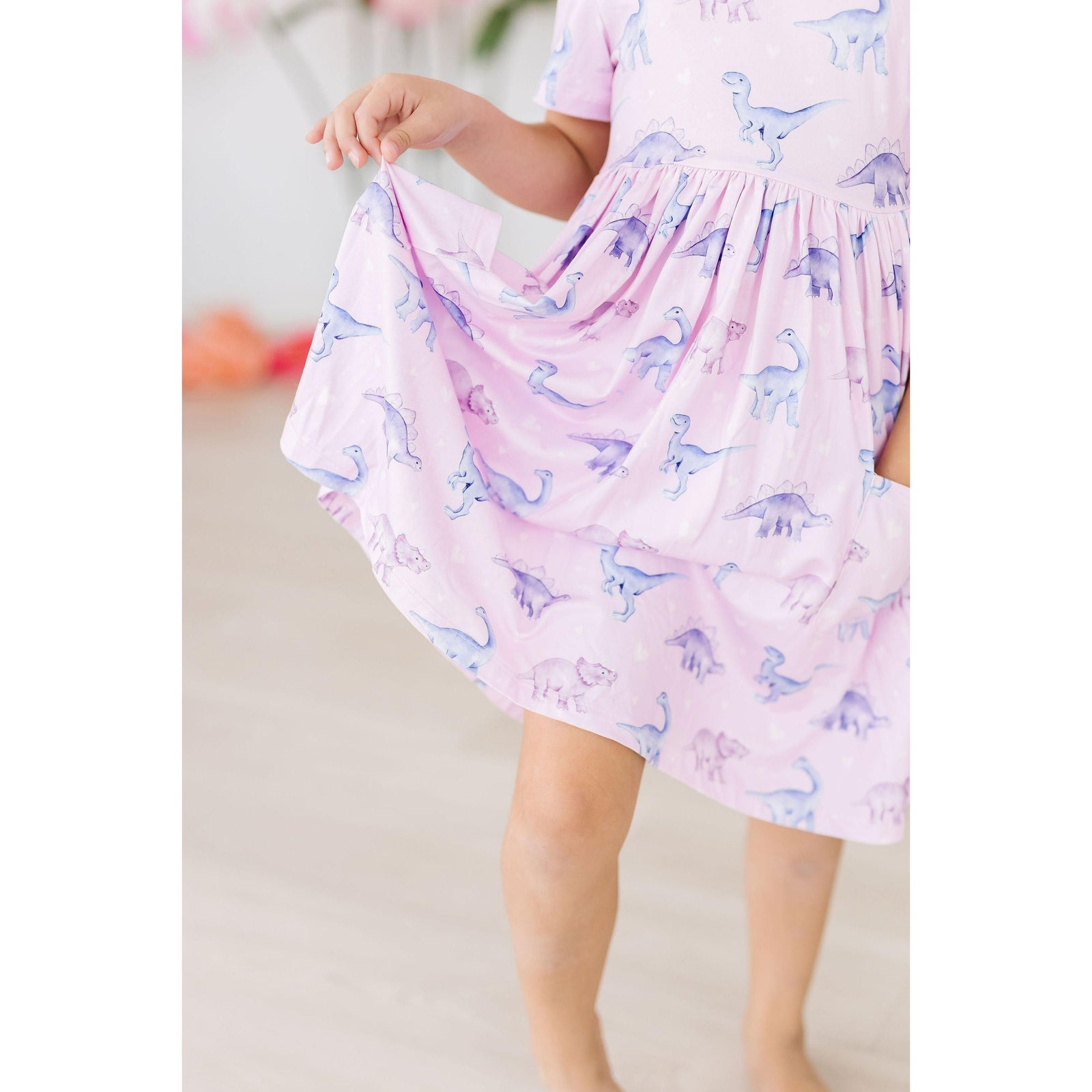 Jurassic Joy S/S Pocket Twirl Dress