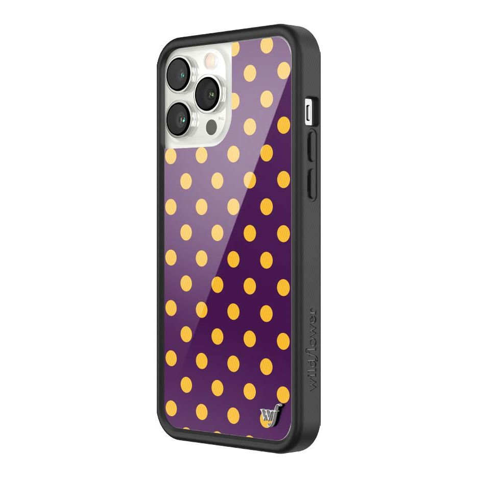 Polka Dot | Purple and Yellow iPhone Case