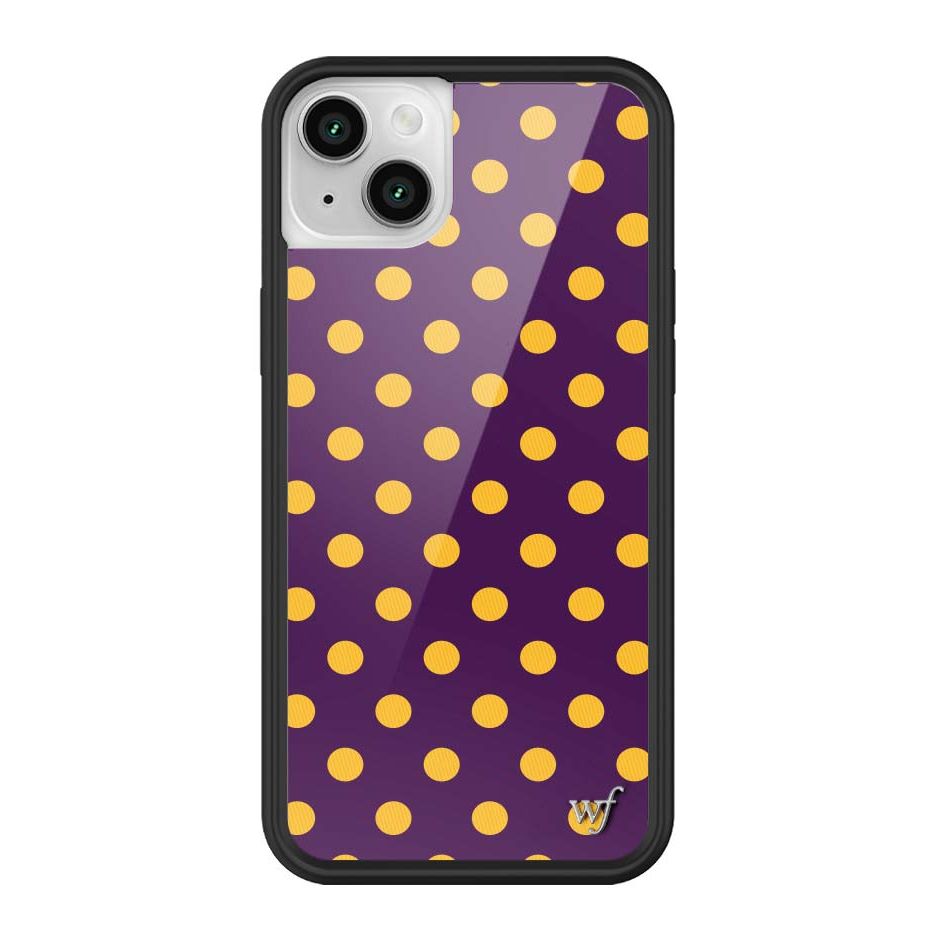 Polka Dot | Purple and Yellow iPhone Case