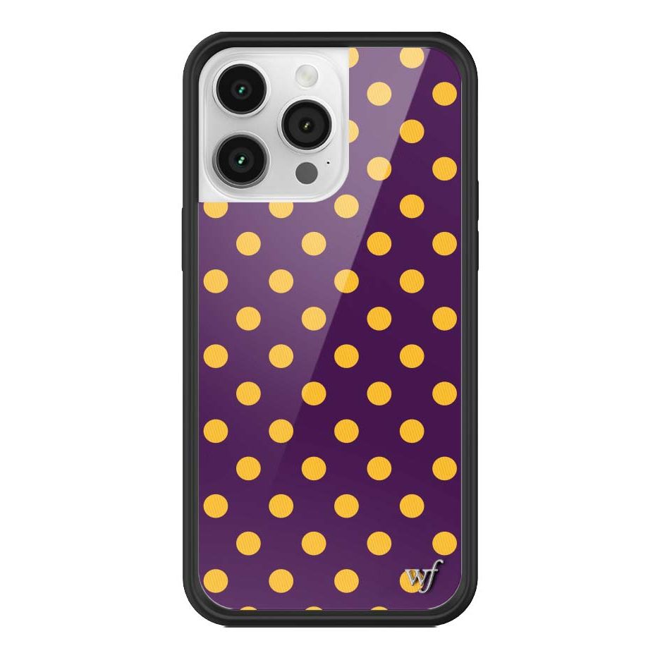 Polka Dot | Purple and Yellow iPhone Case