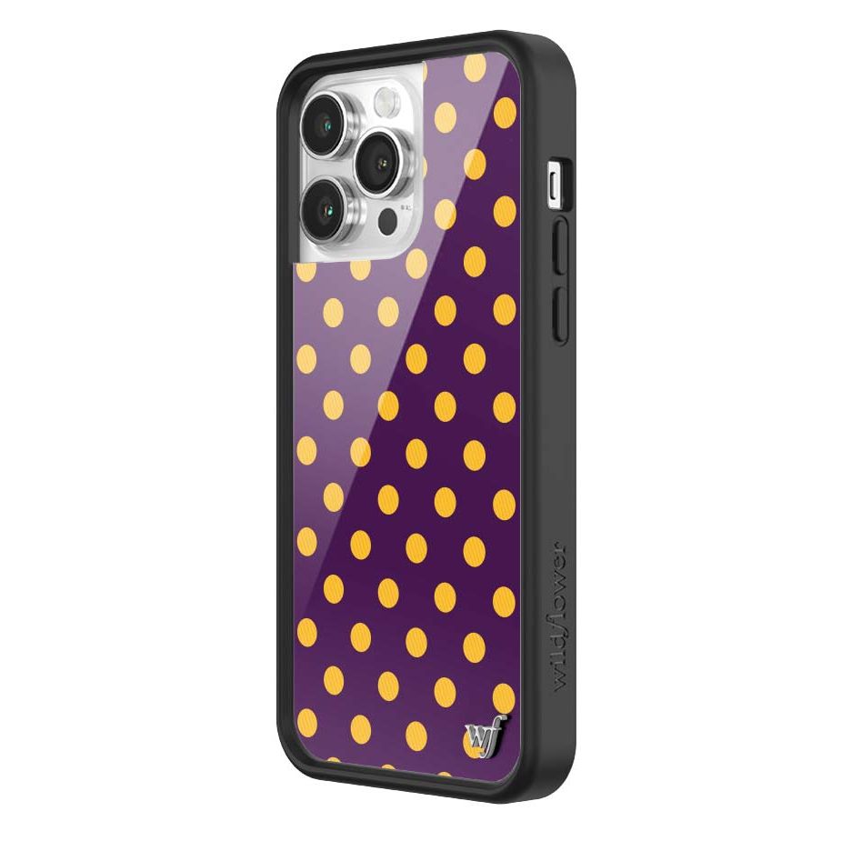 Polka Dot | Purple and Yellow iPhone Case