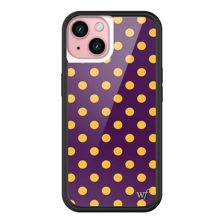 Polka Dot | Purple and Yellow iPhone Case