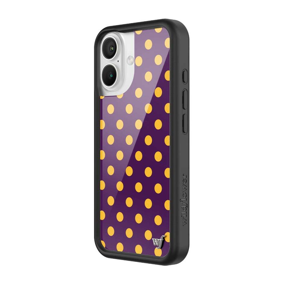 Polka Dot | Purple and Yellow iPhone Case