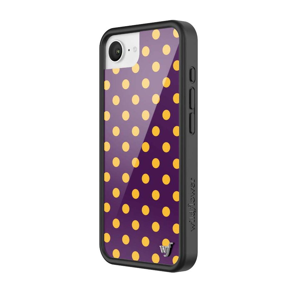 Polka Dot | Purple and Yellow iPhone Case