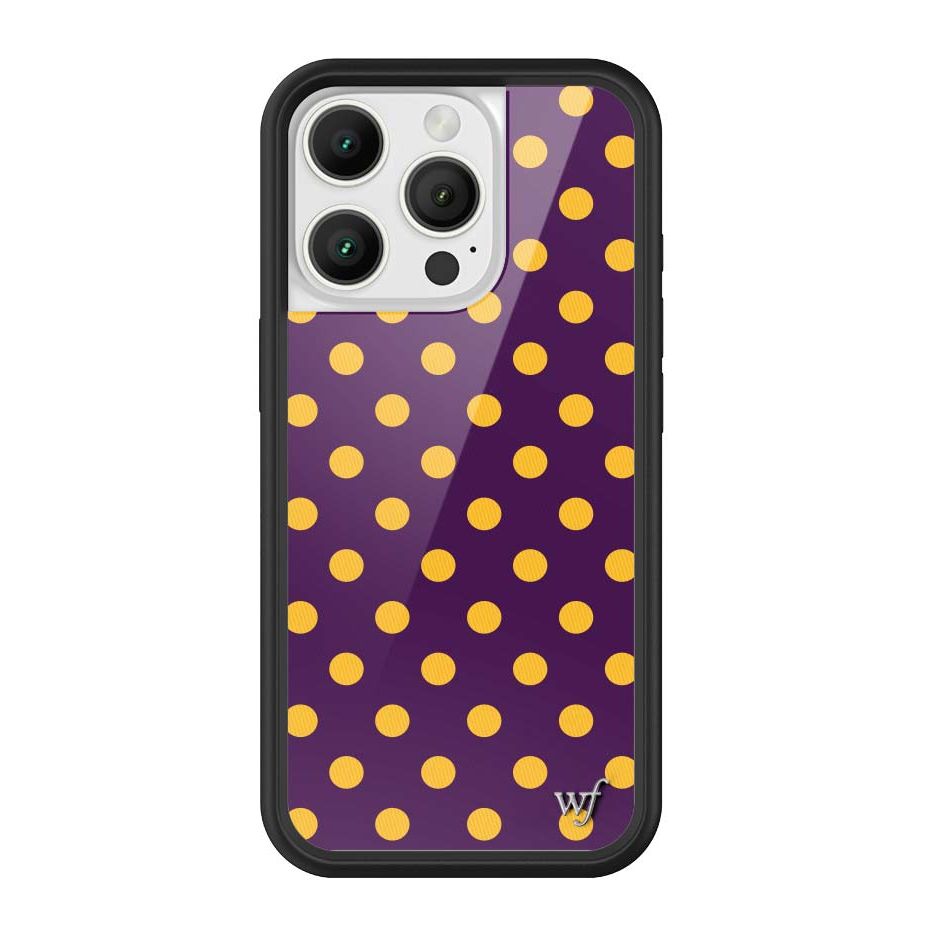Polka Dot | Purple and Yellow iPhone Case