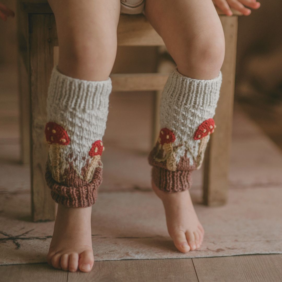 Mushroom Leg Warmers - In Stock