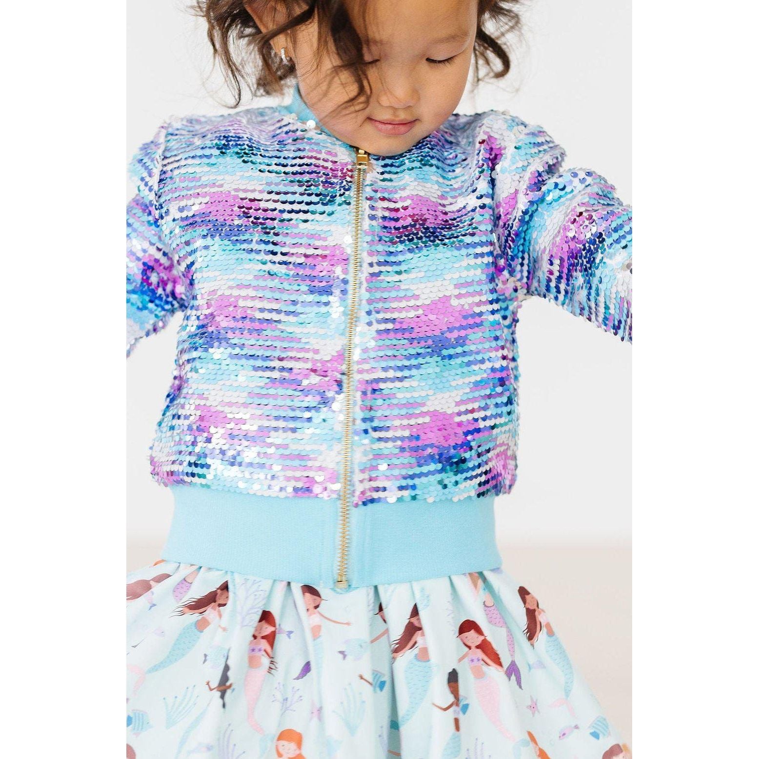 Mermaid Flip Sequin Jacket