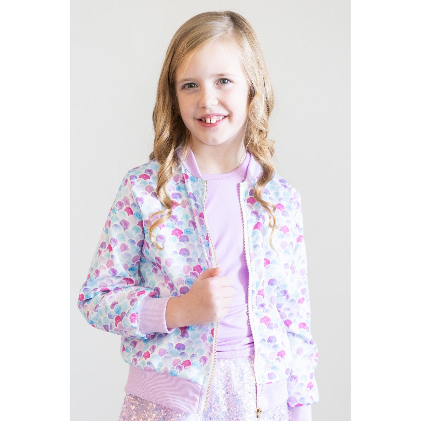 Mermaid Scales Satin Jacket