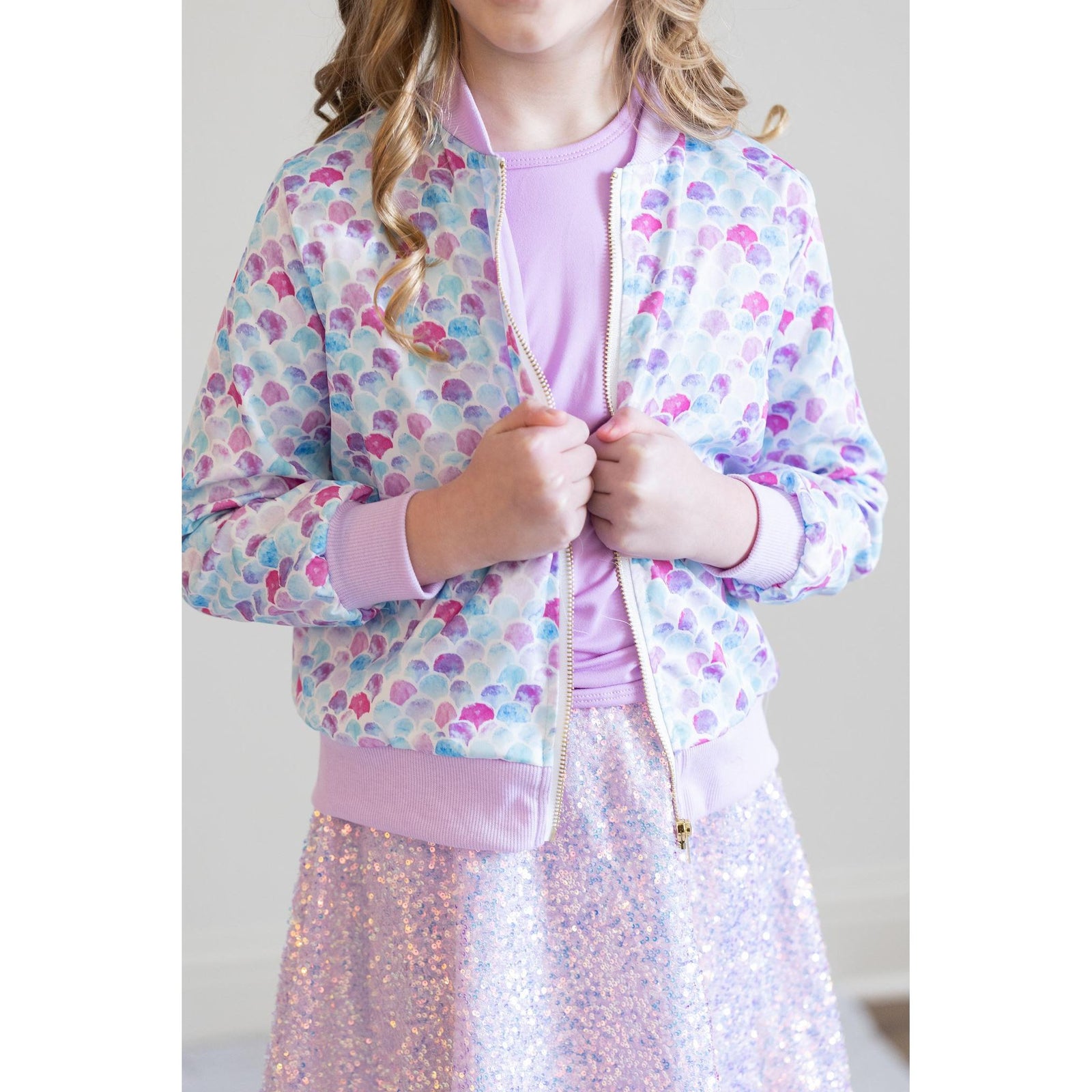 Mermaid Scales Satin Jacket