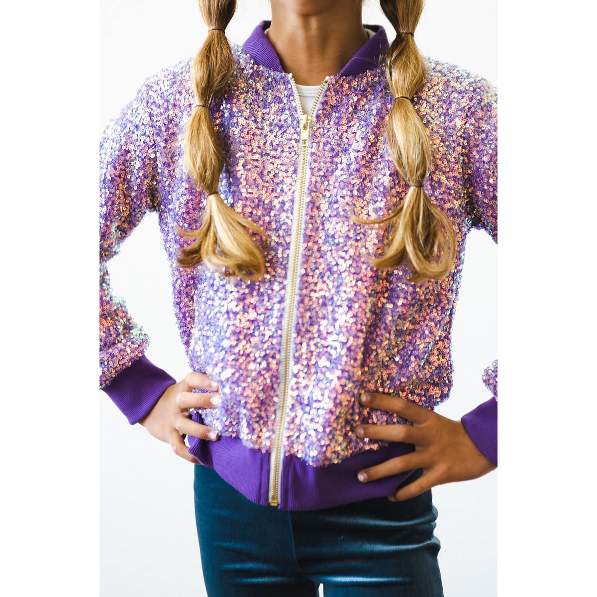 Purple Sequin Jacket