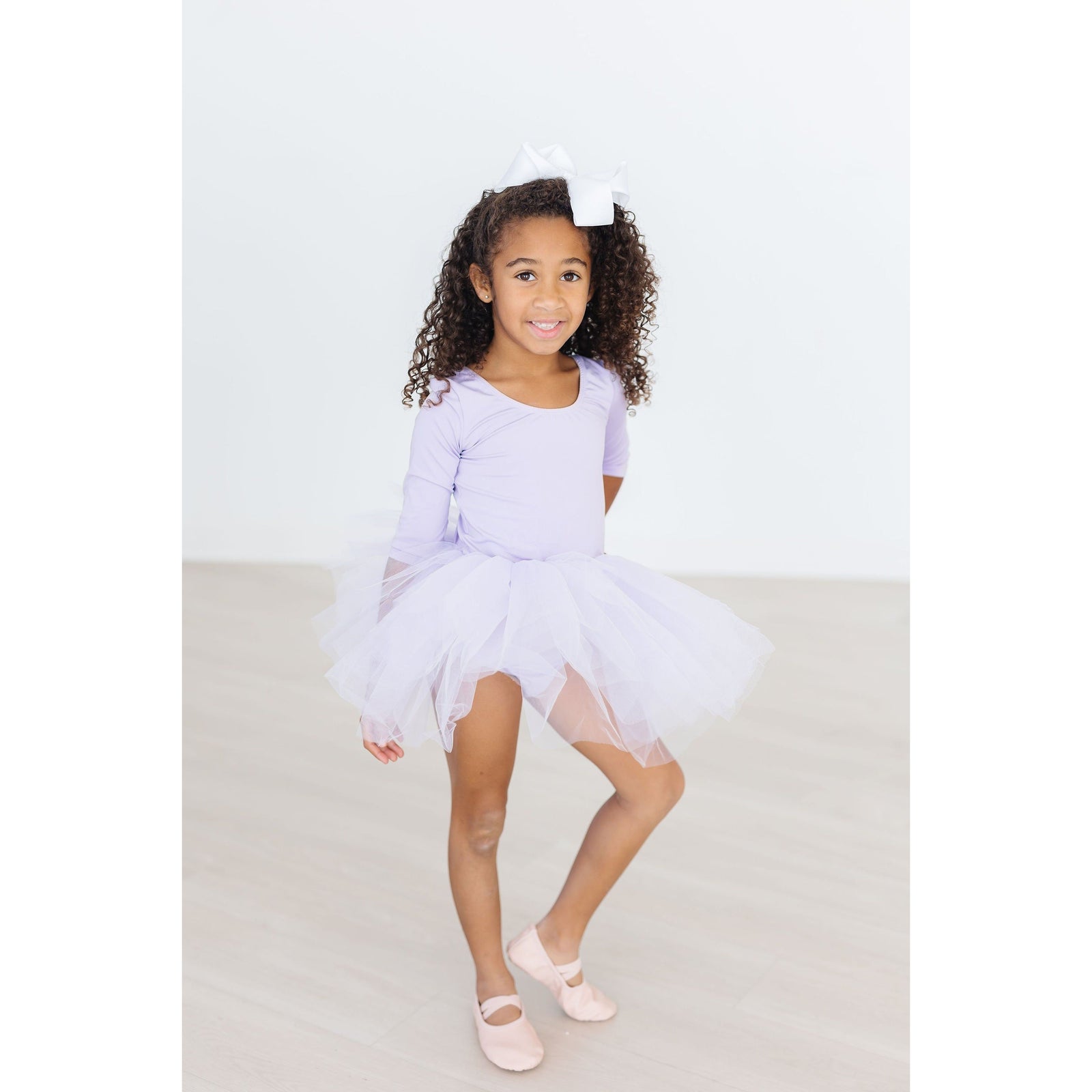 Lavender 3/4 Tutu Leotard