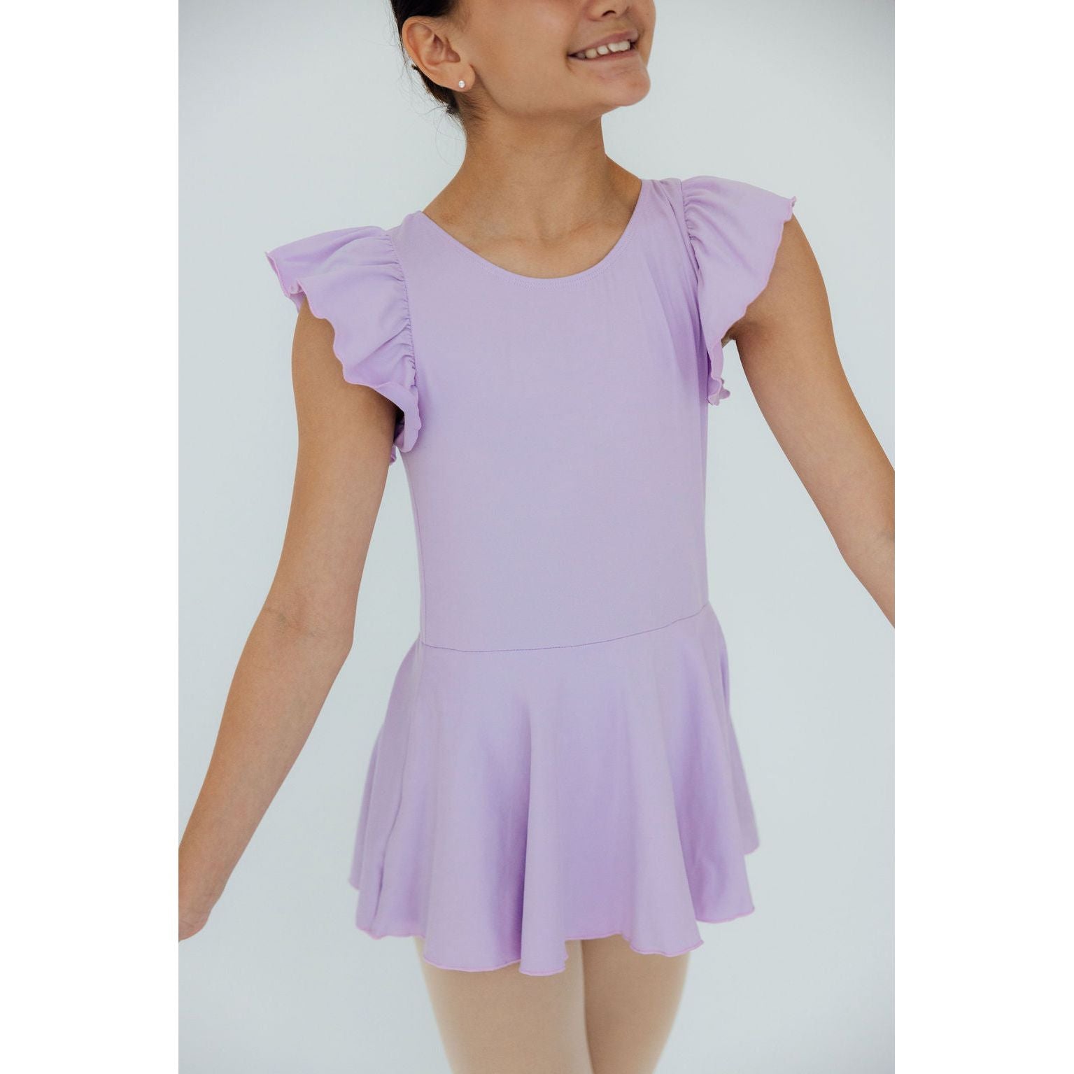Lavender S/S Twirl Leotard