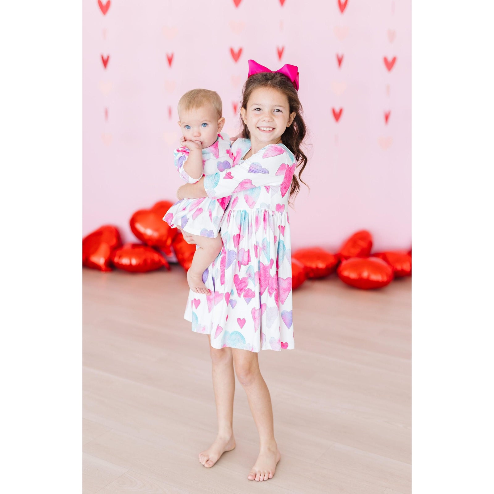 Light Hearted 3/4 Sleeve Twirl Bodysuit