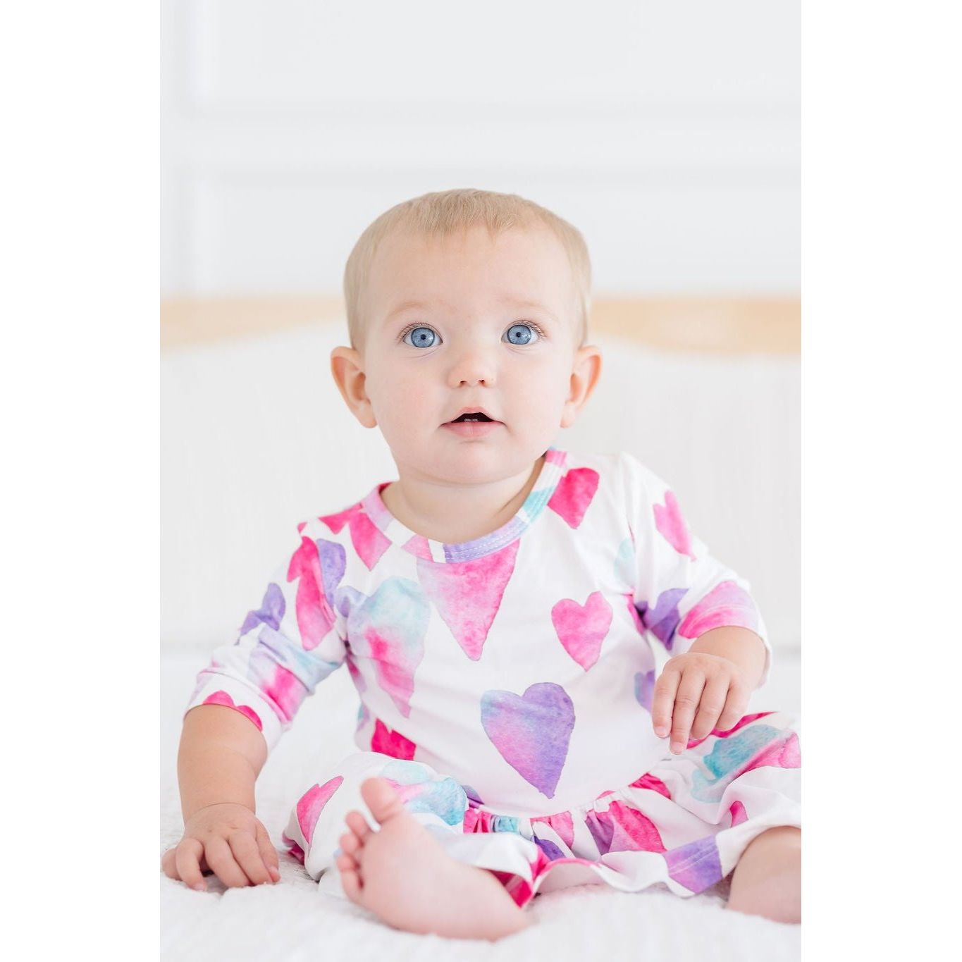 Light Hearted 3/4 Sleeve Twirl Bodysuit