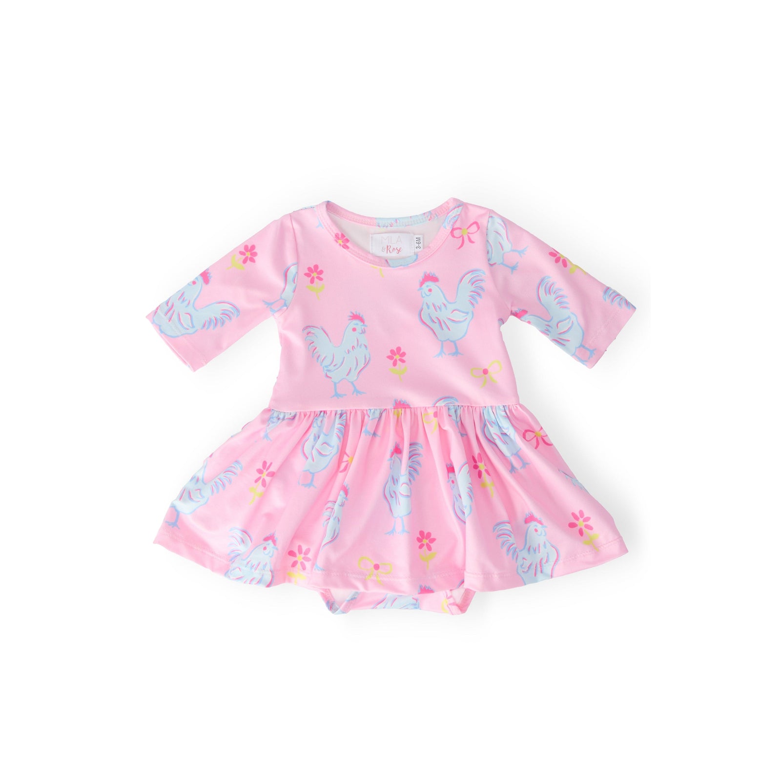 Little Miss Chickie 3/4 Twirl Bodysuit
