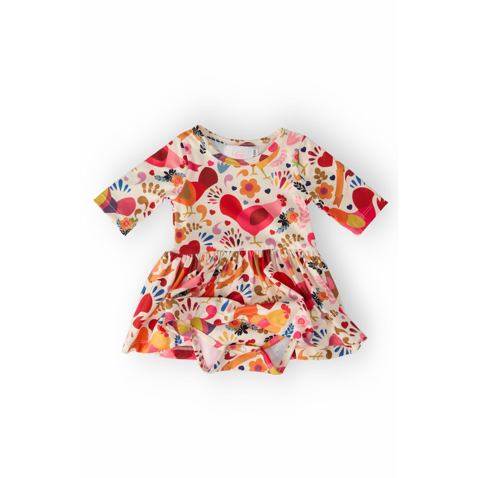 Little Red Hen Twirl Bodysuit