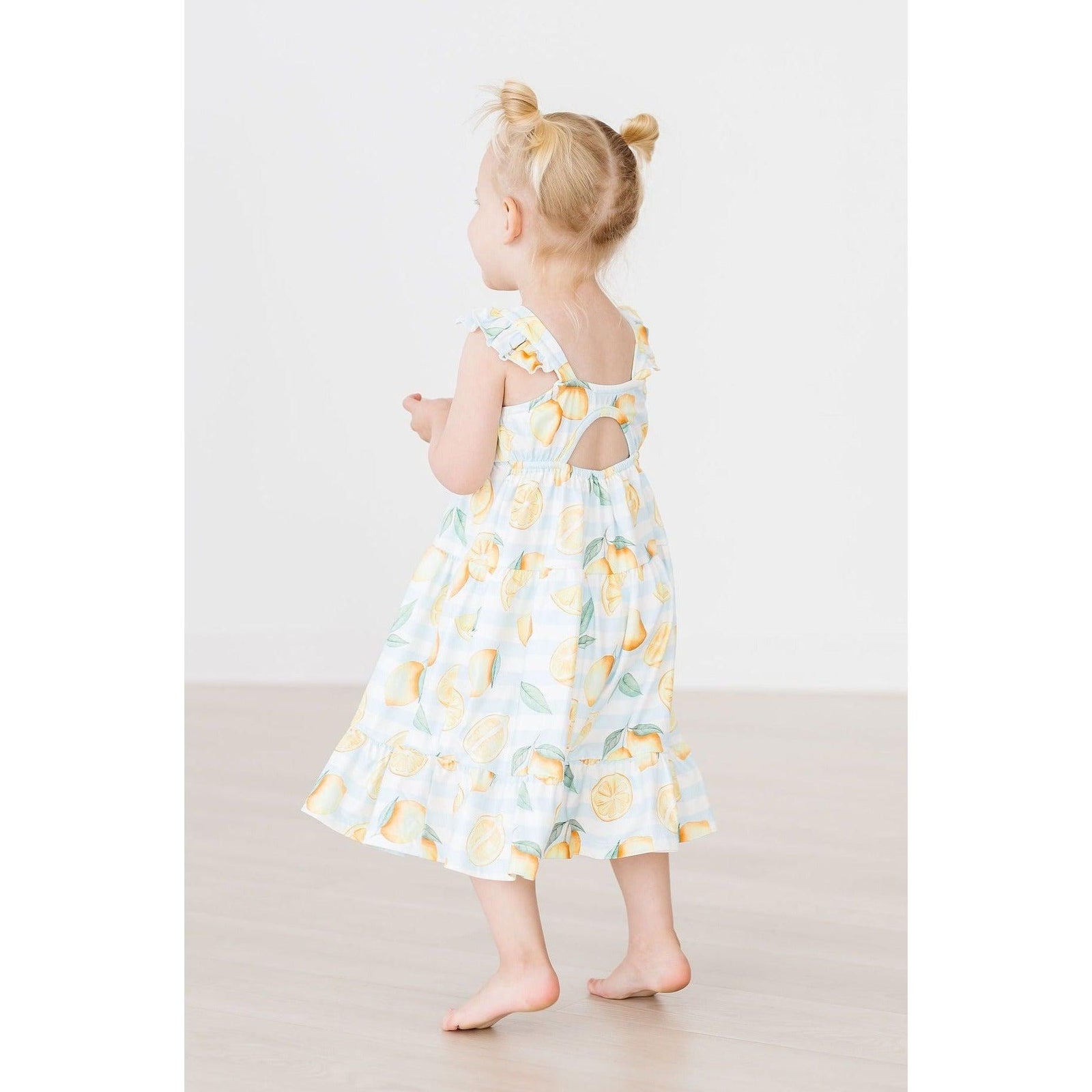 Lovely Lemons Ruffle Maxi Dress