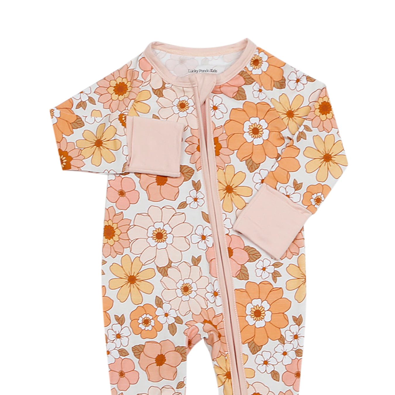 Bamboo Zip Romper | Sweet Blossom