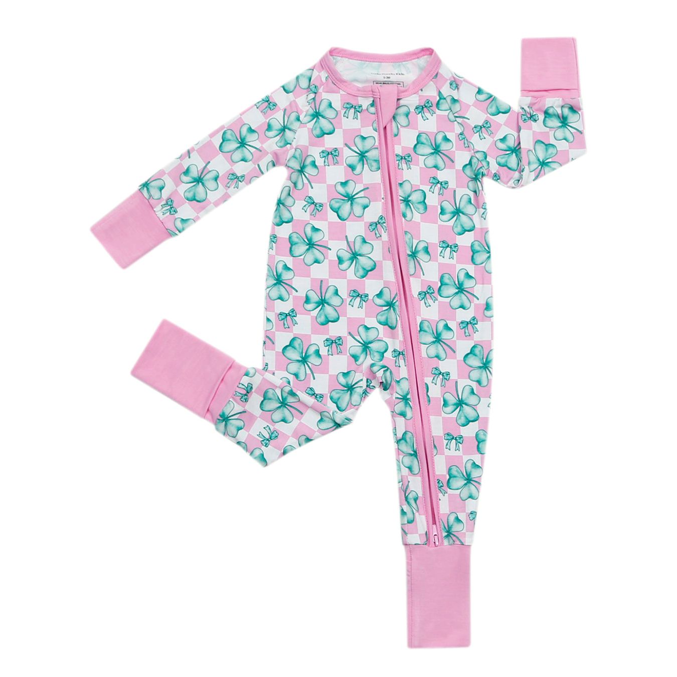 Bamboo Zip Romper | Shamrock & Bows