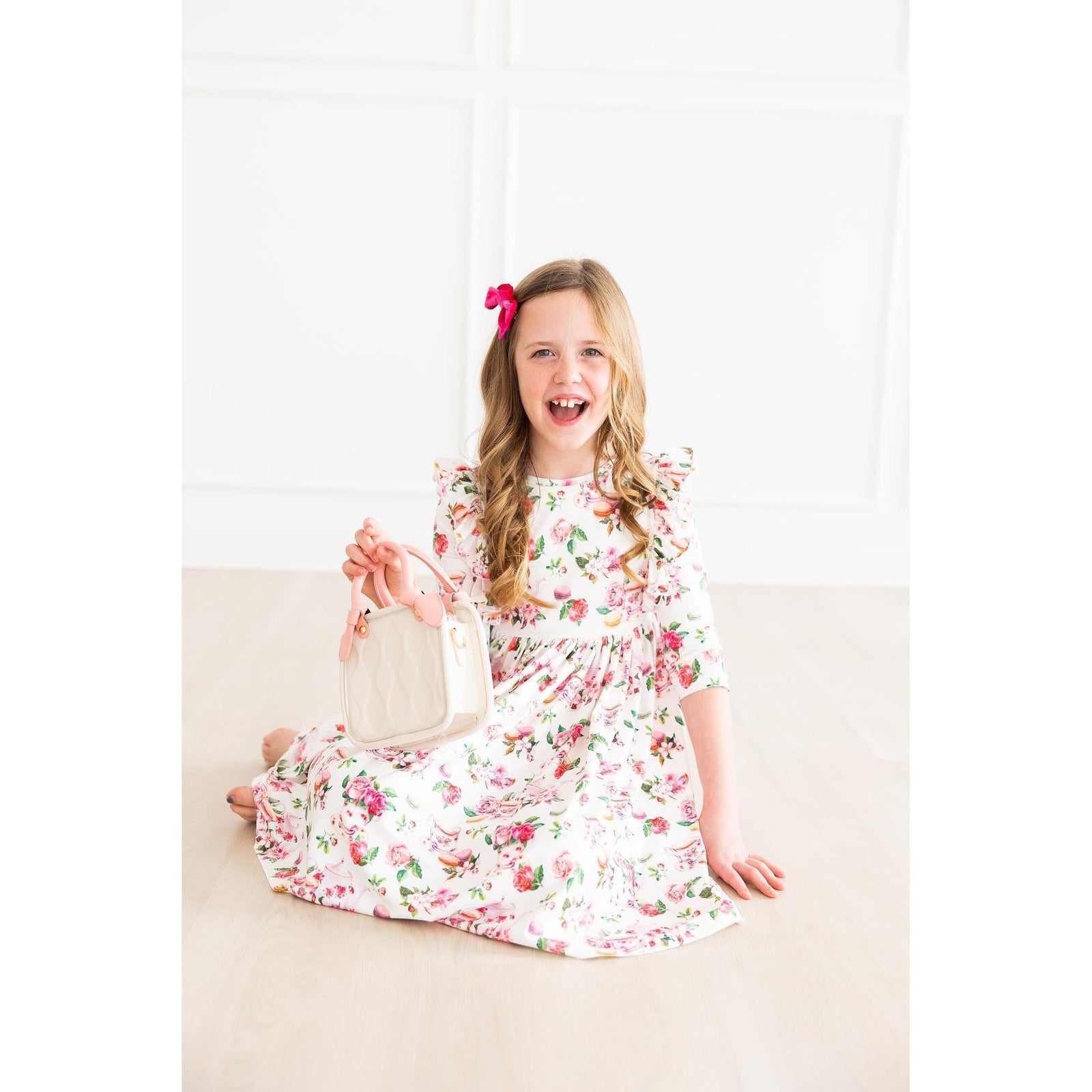 Macarons & Tea Ruffle Twirl Dress