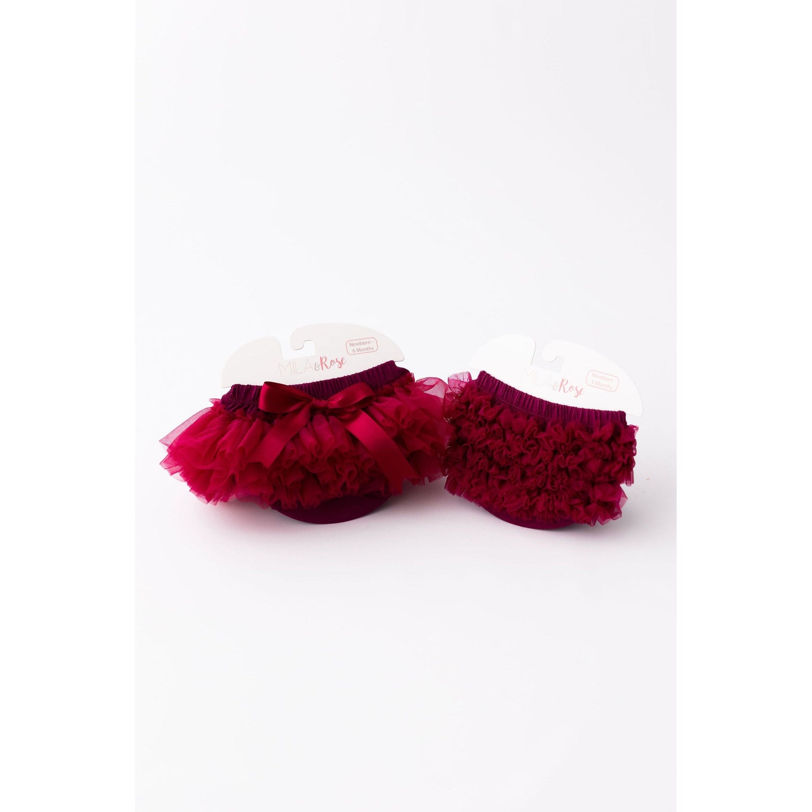 Maroon Ruffle Bum Bloomer