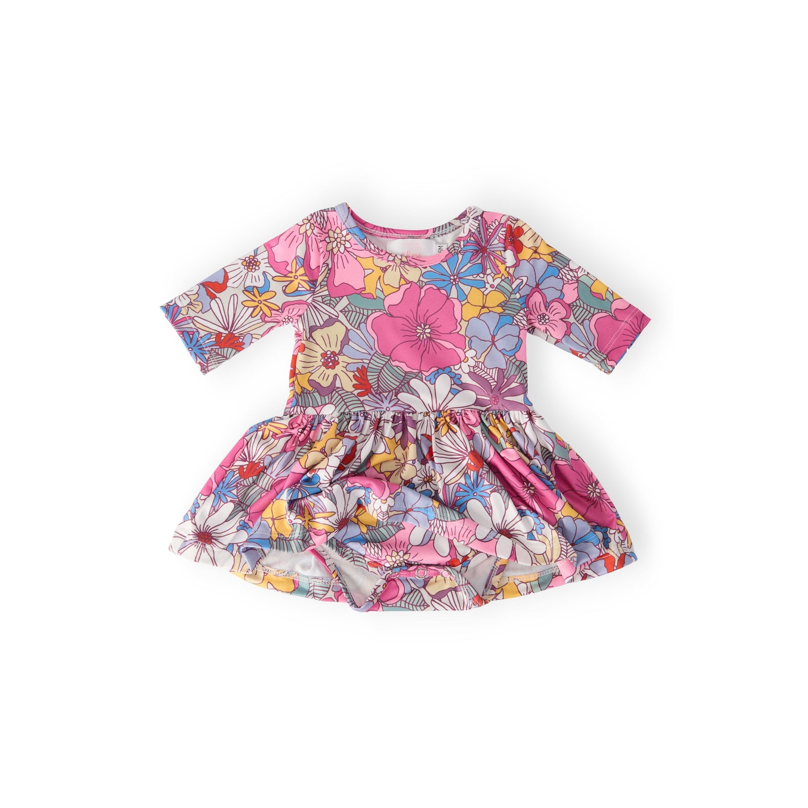 Mauve What's Up Buttercup Twirl Bodysuit