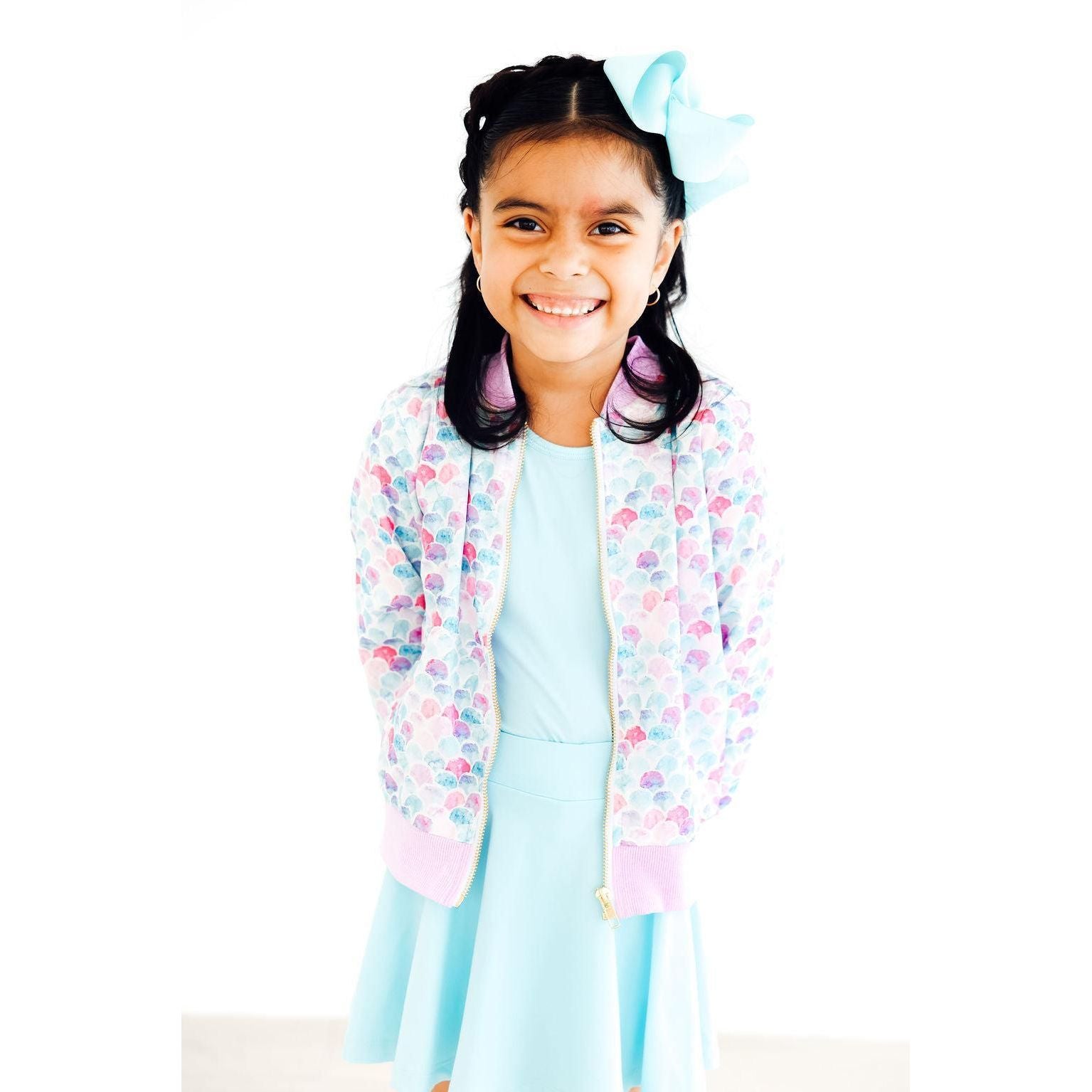Mermaid Scales Satin Jacket