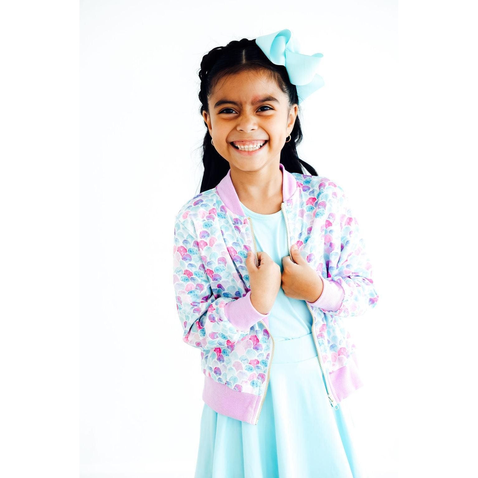 Mermaid Scales Satin Jacket