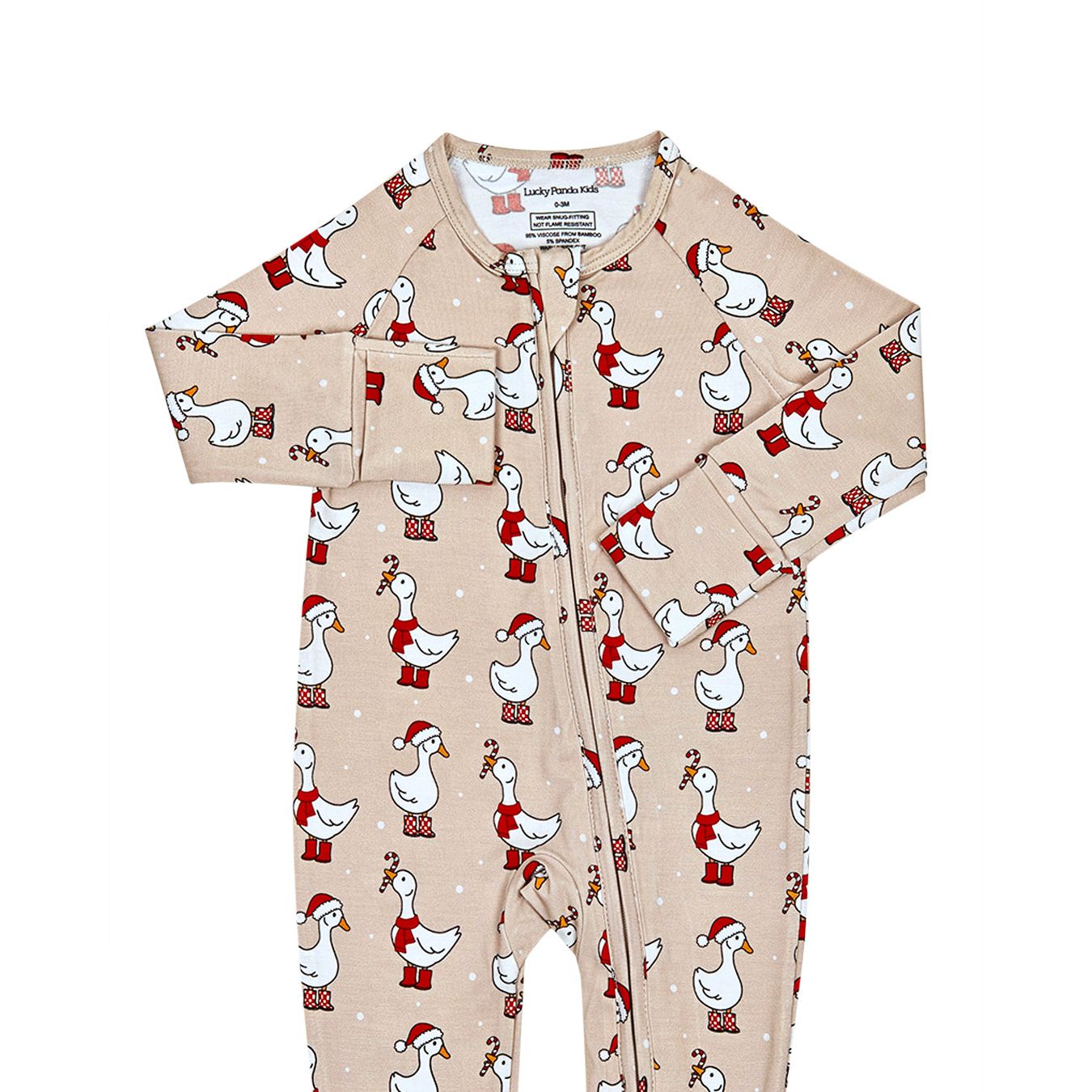 Bamboo Zip Romper | Merry Goose