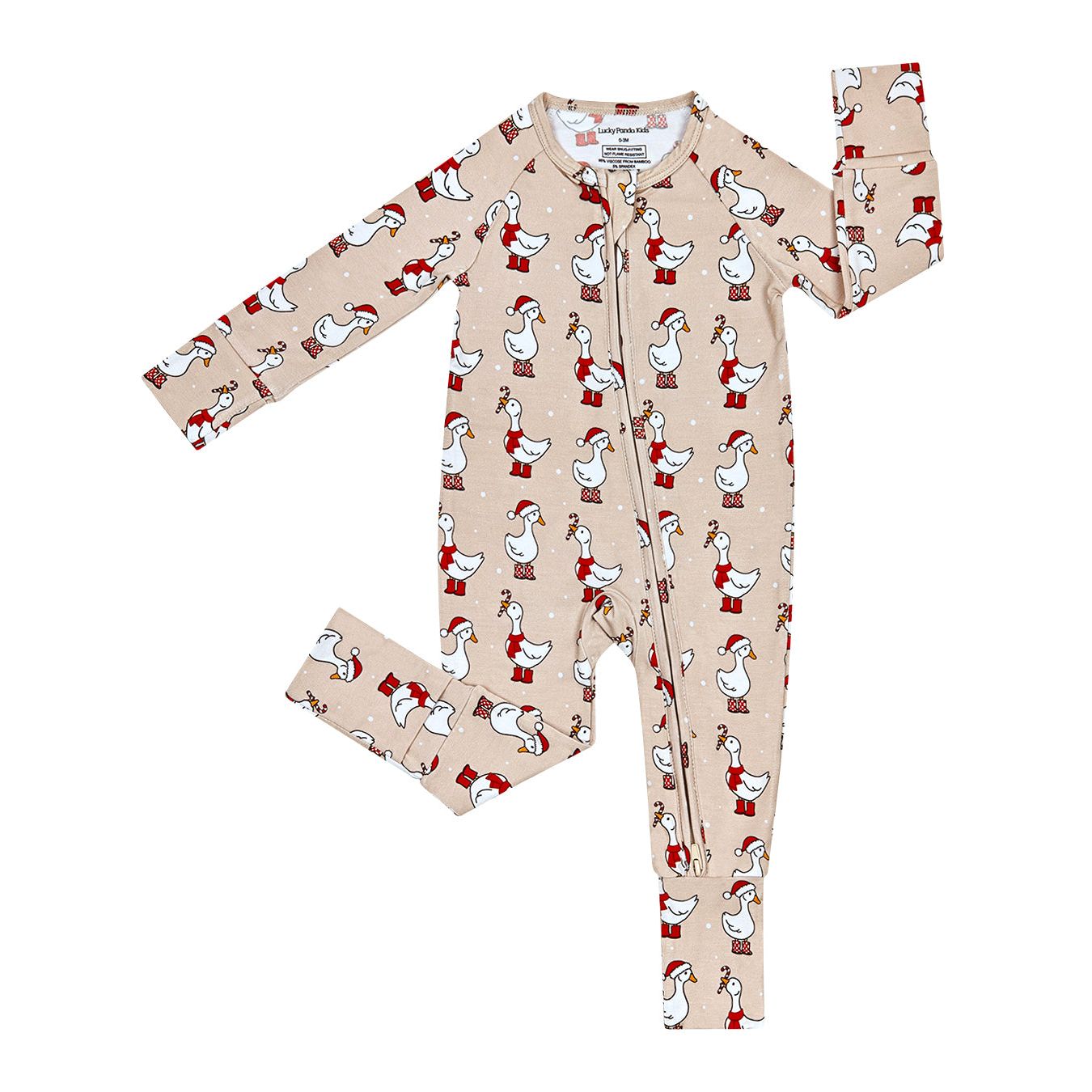 Bamboo Zip Romper | Merry Goose