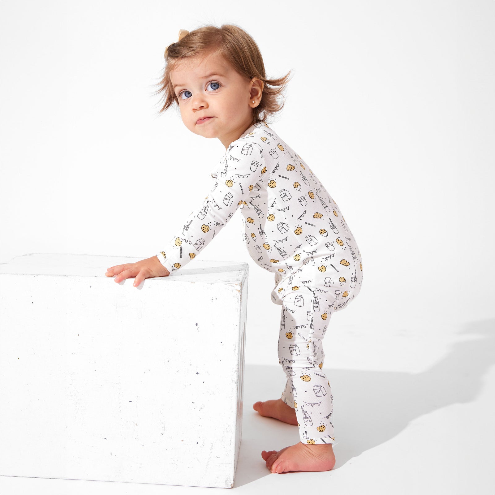 Milk and Cookies Bamboo Convertible Footie