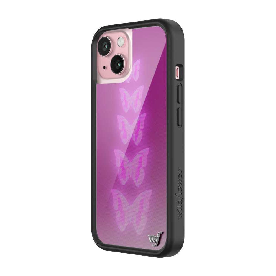 Neon Butterfly iPhone Case