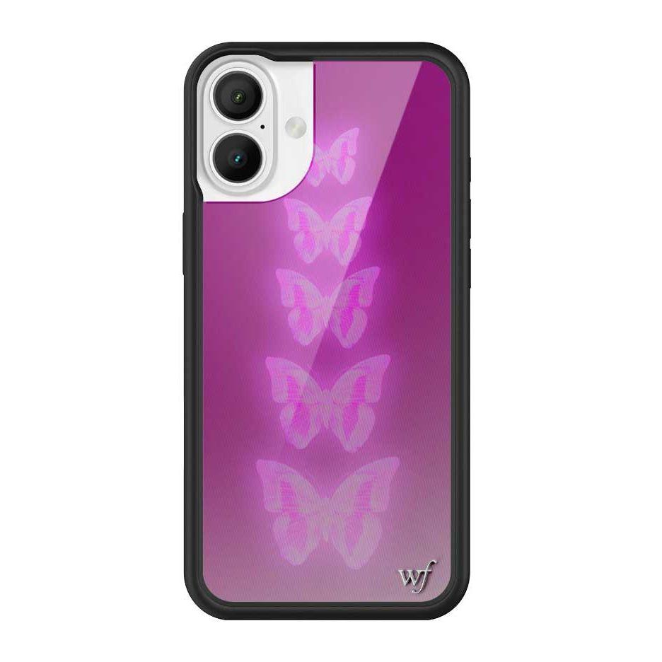 Neon Butterfly iPhone Case