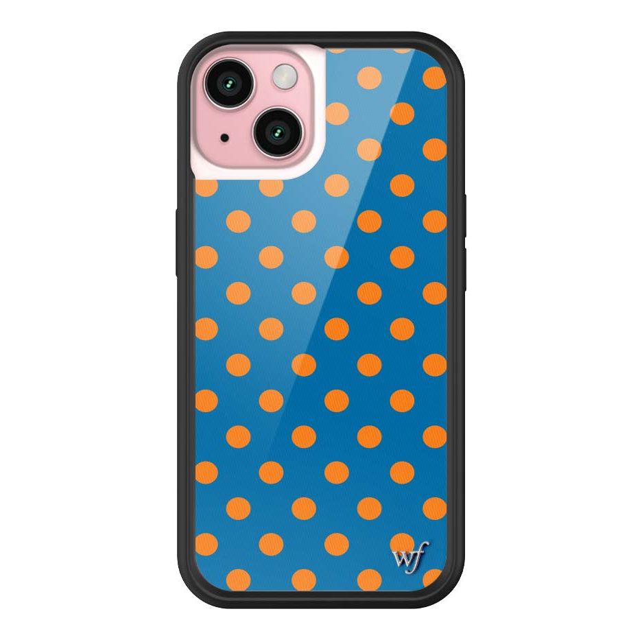 Polka Dot | Blue and Orange iPhone Case