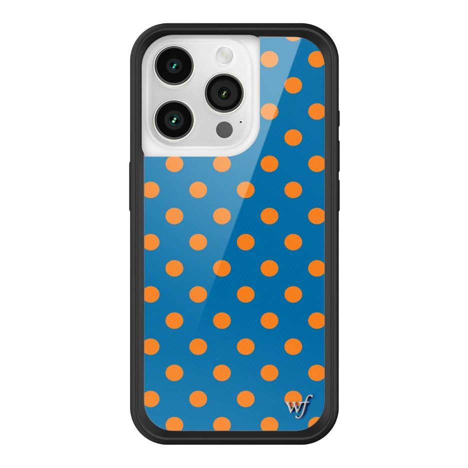 Polka Dot | Blue and Orange iPhone Case