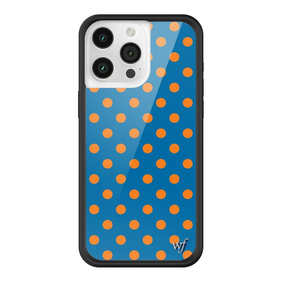 Polka Dot | Blue and Orange iPhone Case