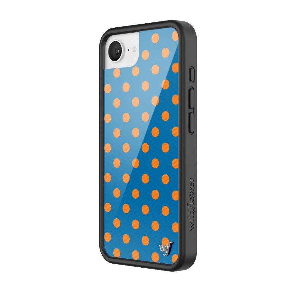 Polka Dot | Blue and Orange iPhone Case