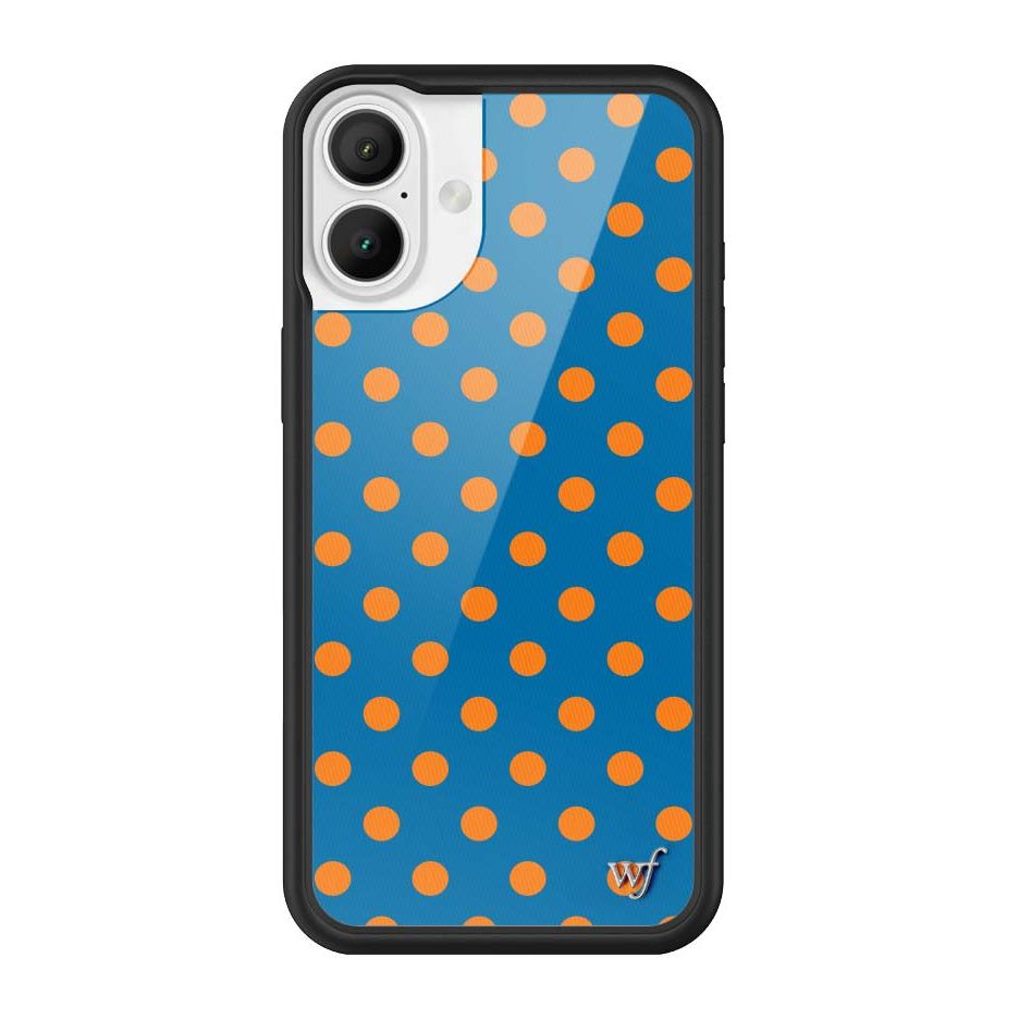 Polka Dot | Blue and Orange iPhone Case